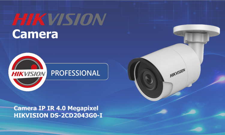 CAMERA IP-IR 4.0 Megapixel HIKVISION DS-2CD2043G0-I